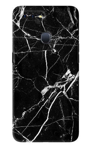 Black Marble Texture 2 Oppo F9 Pro Back Skin Wrap