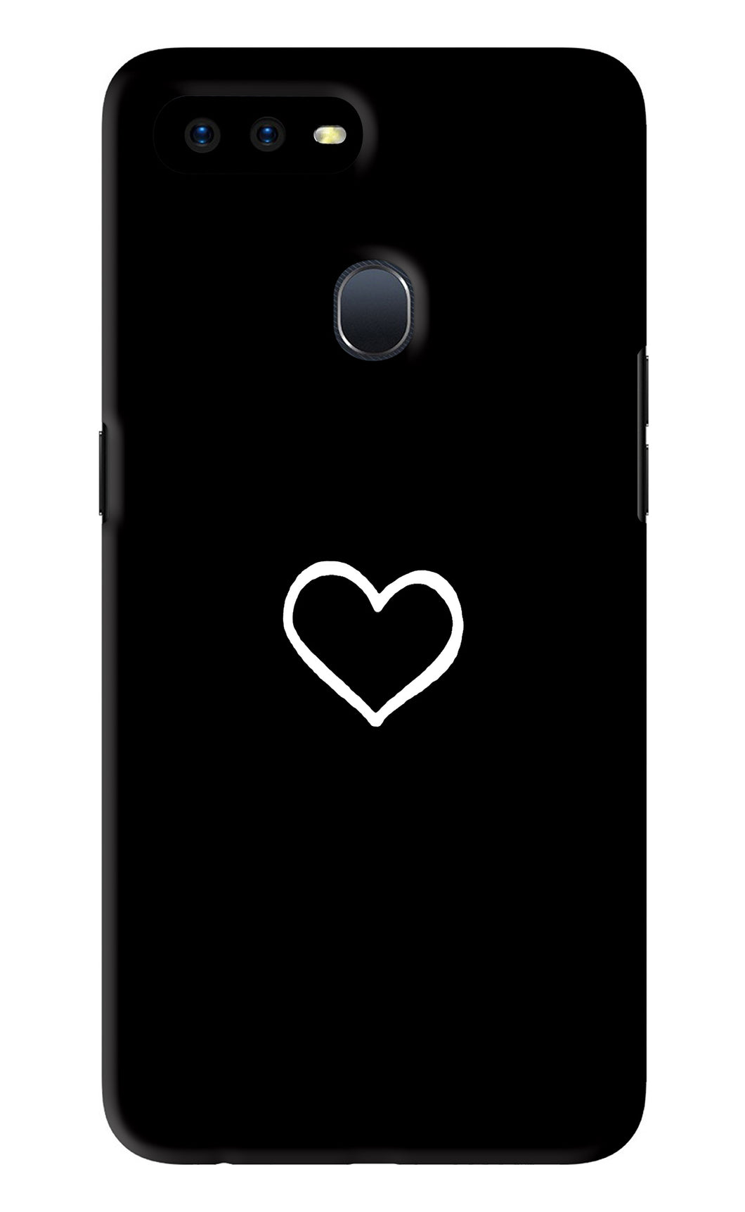 Heart Oppo F9 Pro Back Skin Wrap