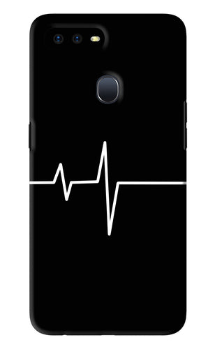 Heart Beats Oppo F9 Pro Back Skin Wrap