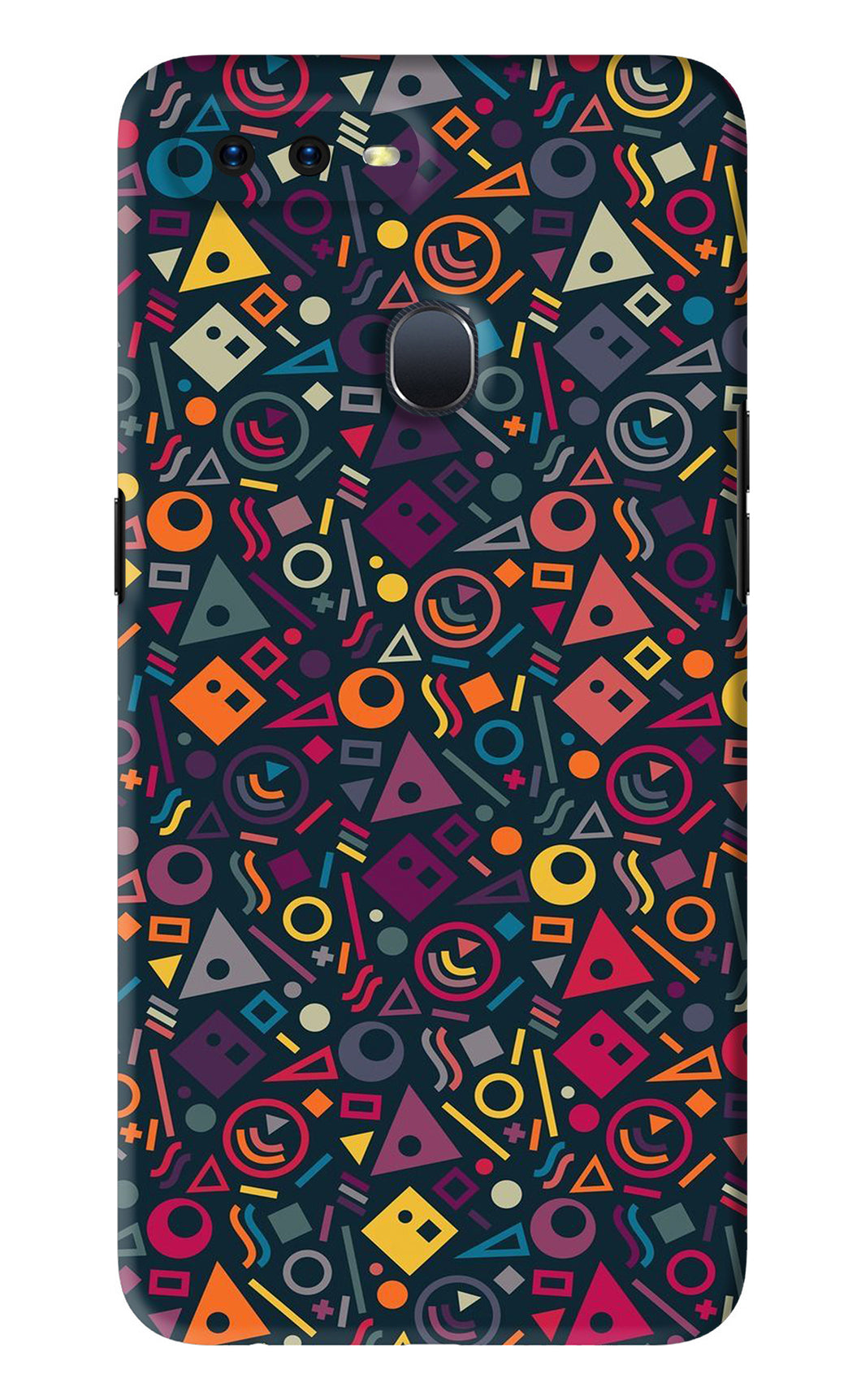 Geometric Abstract Oppo F9 Pro Back Skin Wrap