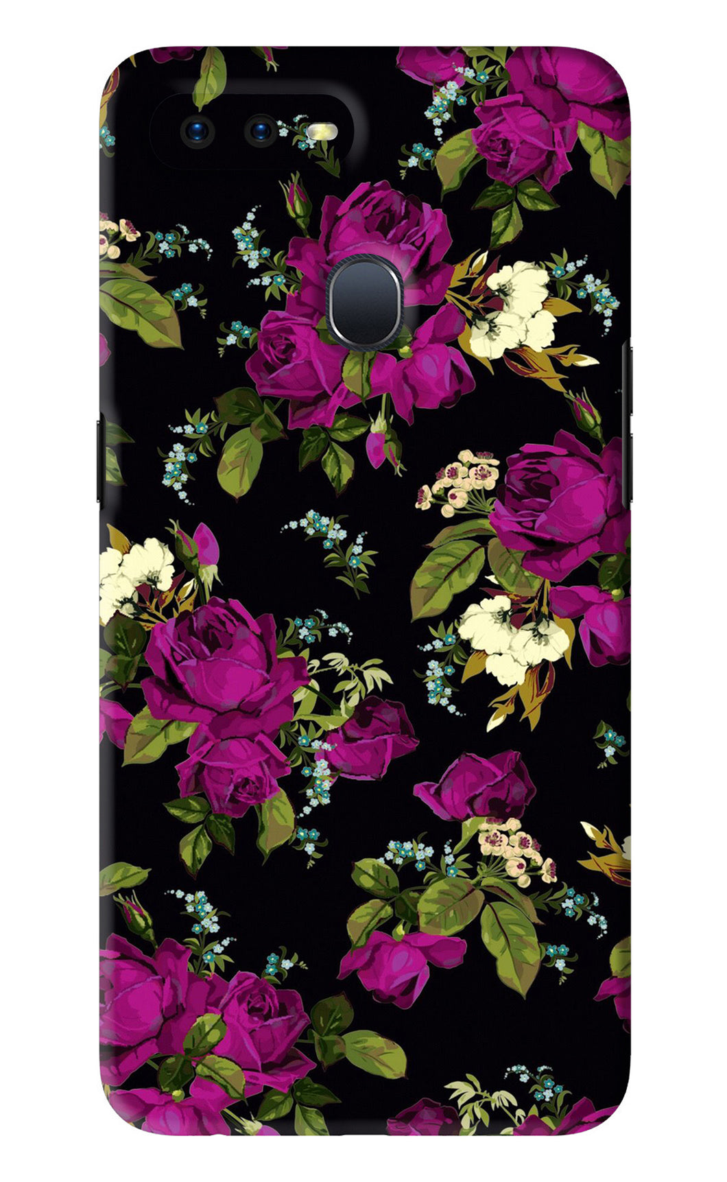 Flowers 3 Oppo F9 Pro Back Skin Wrap