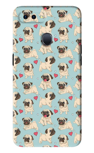 Pug Dog Oppo F9 Pro Back Skin Wrap