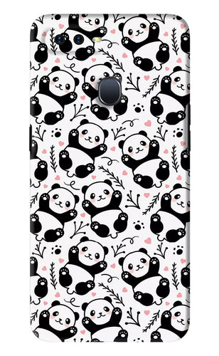 Cute Panda Oppo F9 Pro Back Skin Wrap