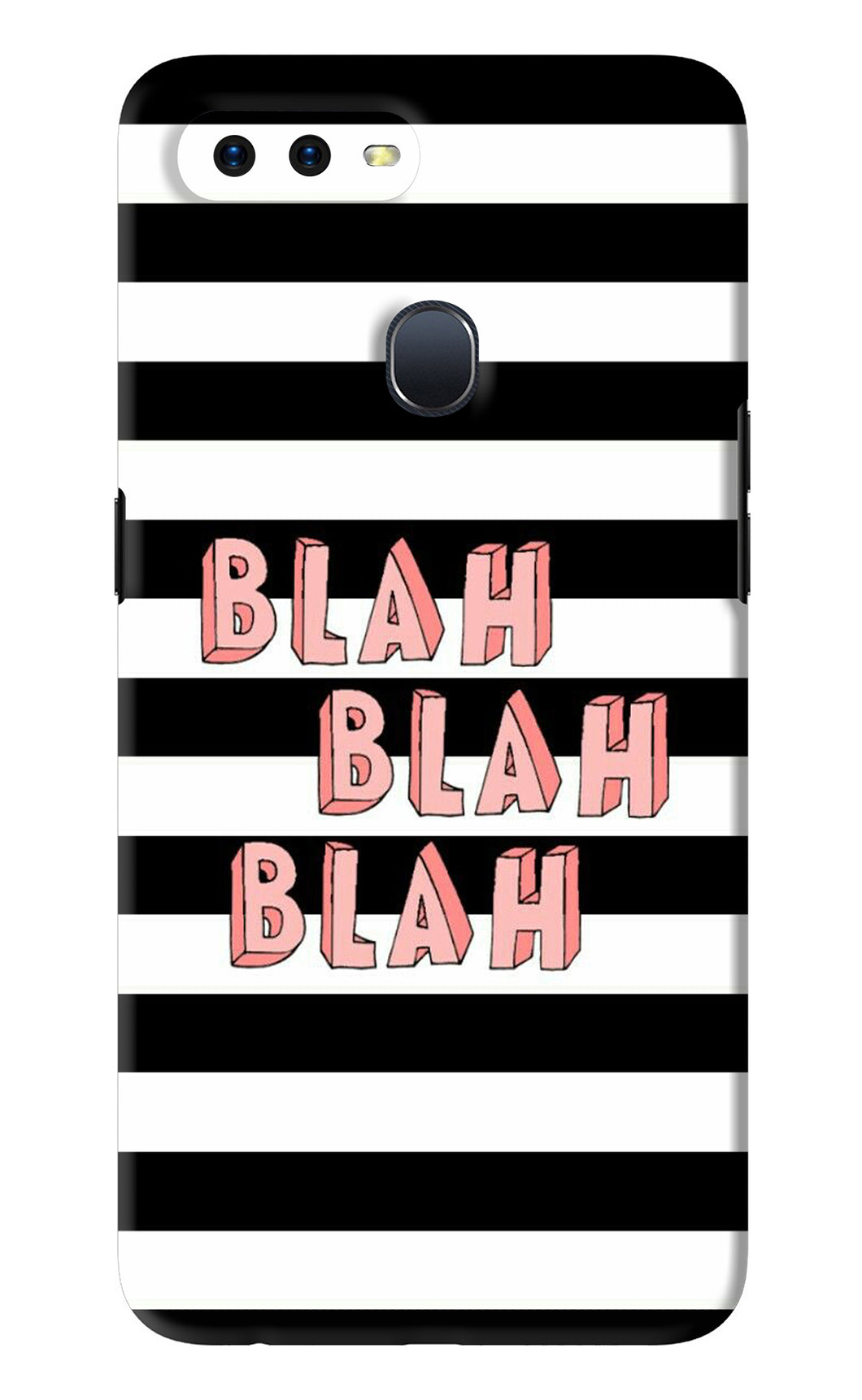 Blah Blah Blah Oppo F9 Pro Back Skin Wrap