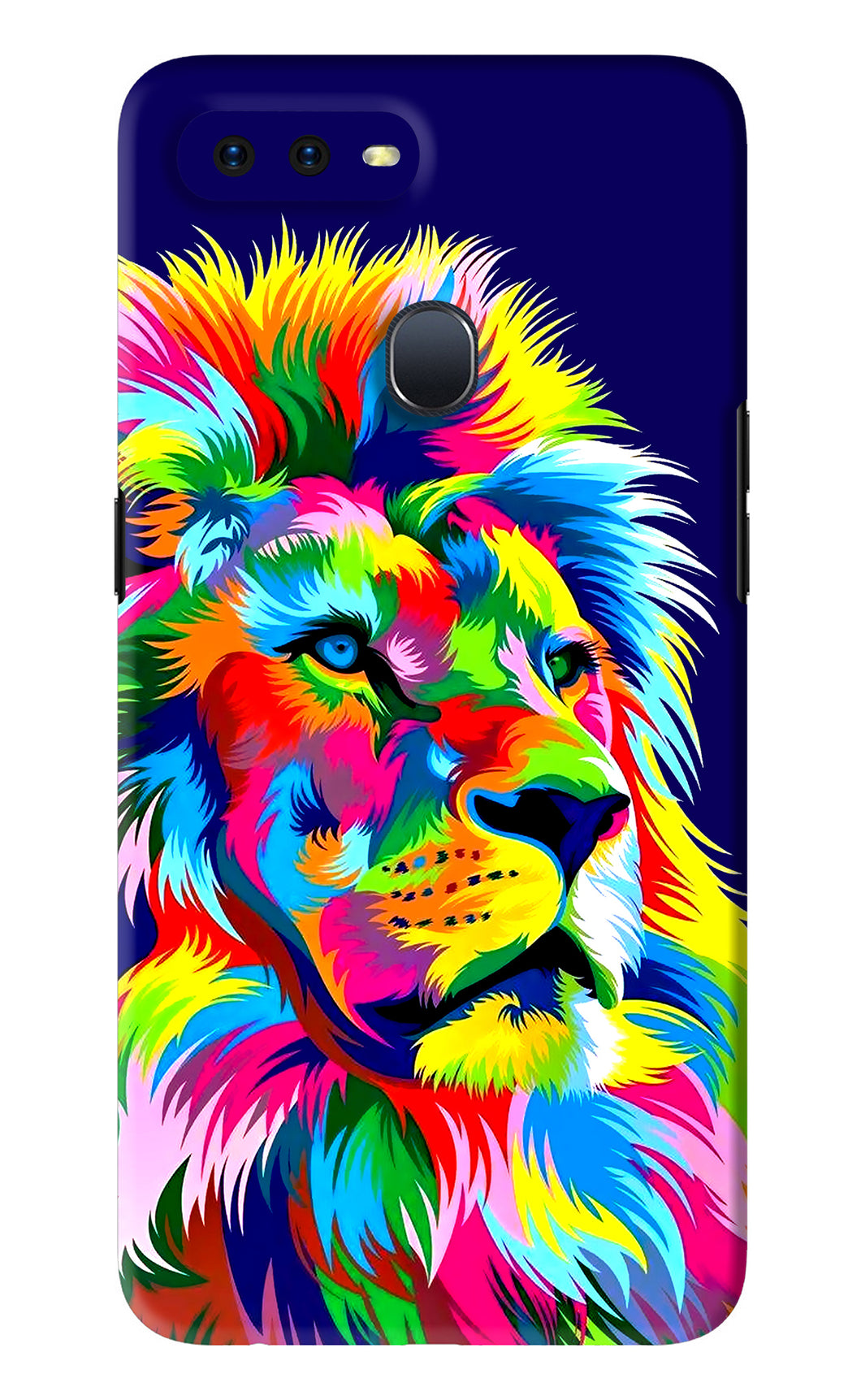 Vector Art Lion Oppo F9 Pro Back Skin Wrap
