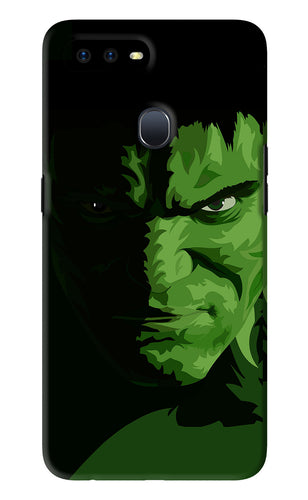 Hulk Oppo F9 Pro Back Skin Wrap