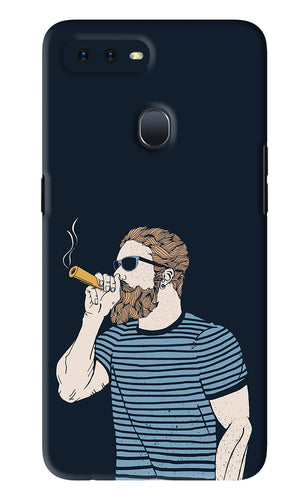 Smoking Oppo F9 Pro Back Skin Wrap
