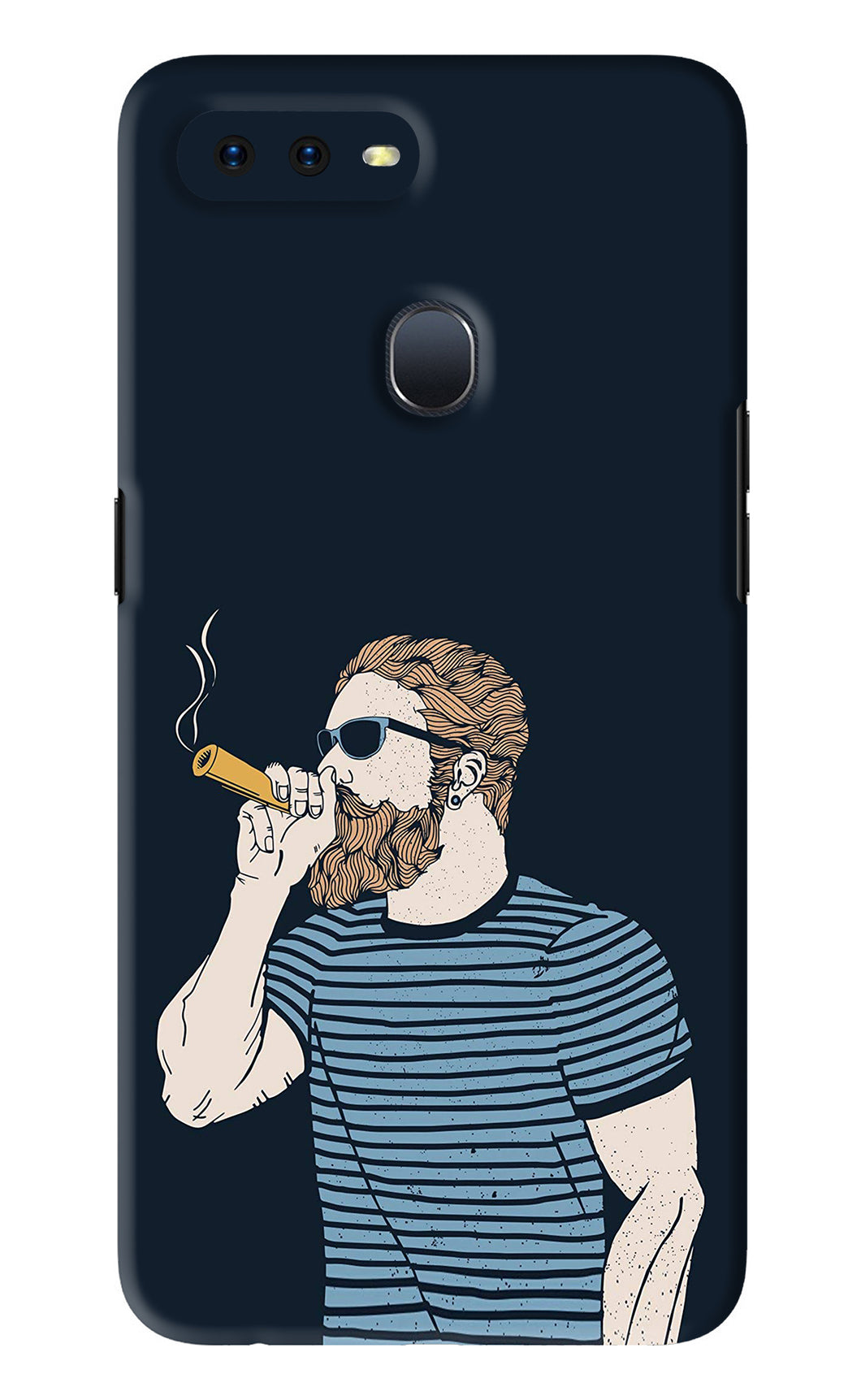 Smoking Oppo F9 Pro Back Skin Wrap