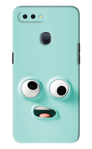 Silly Face Cartoon Oppo F9 Pro Back Skin Wrap