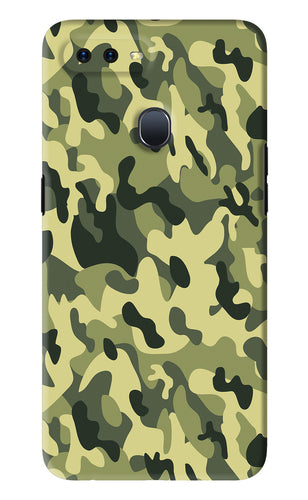 Camouflage Oppo F9 Pro Back Skin Wrap