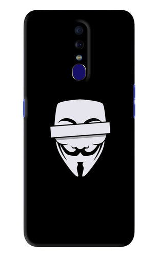 Anonymous Face Oppo F11 Back Skin Wrap