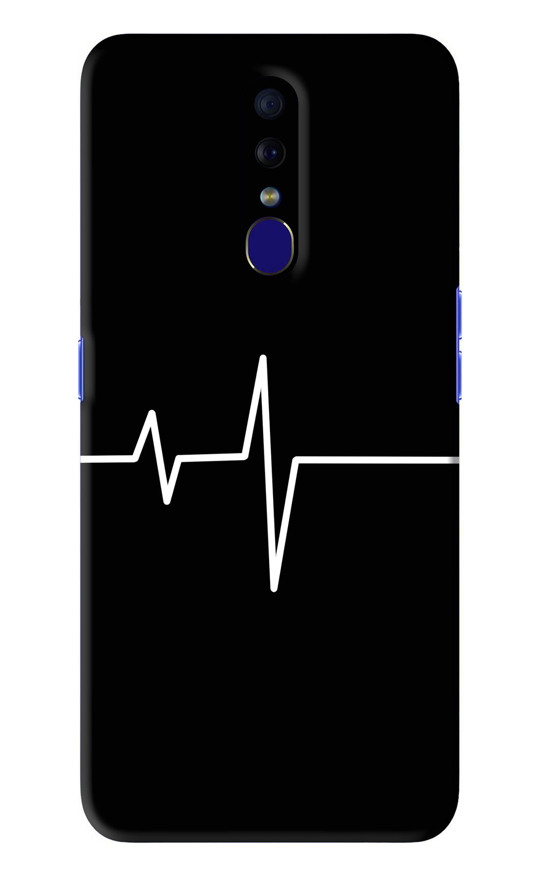 Heart Beats Oppo F11 Back Skin Wrap