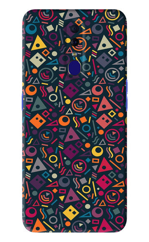 Geometric Abstract Oppo F11 Back Skin Wrap
