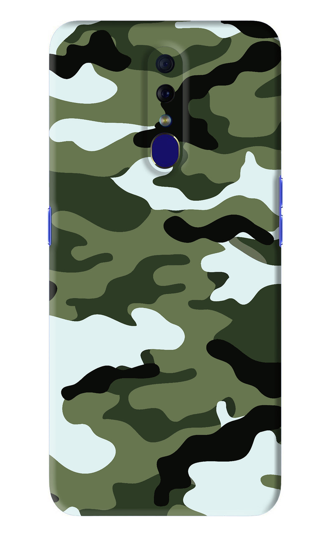 Camouflage 1 Oppo F11 Back Skin Wrap