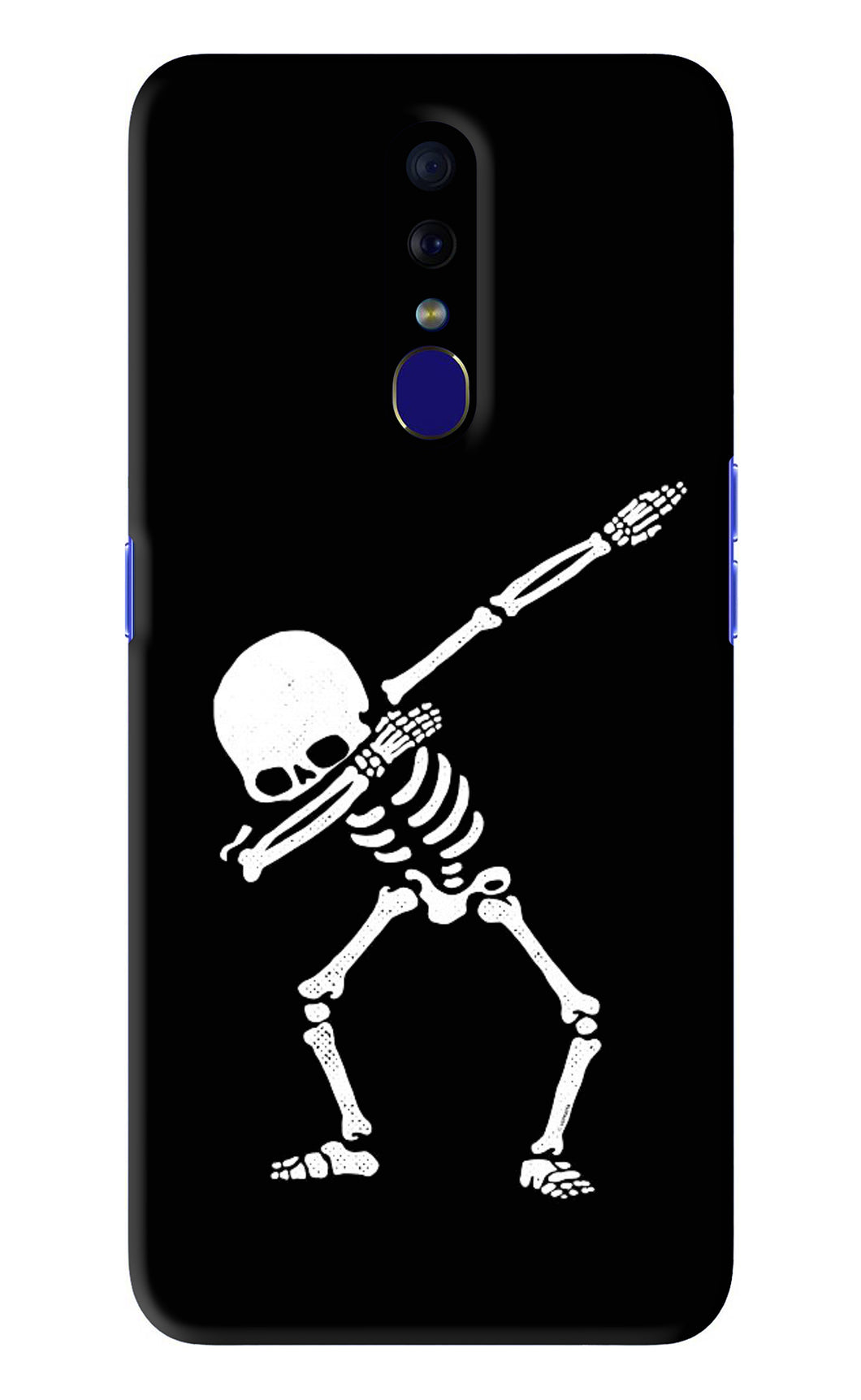 Dabbing Skeleton Art Oppo F11 Back Skin Wrap