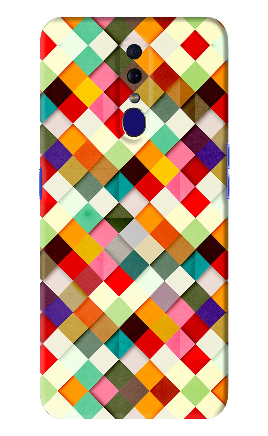 Geometric Abstract Colorful Oppo F11 Back Skin Wrap