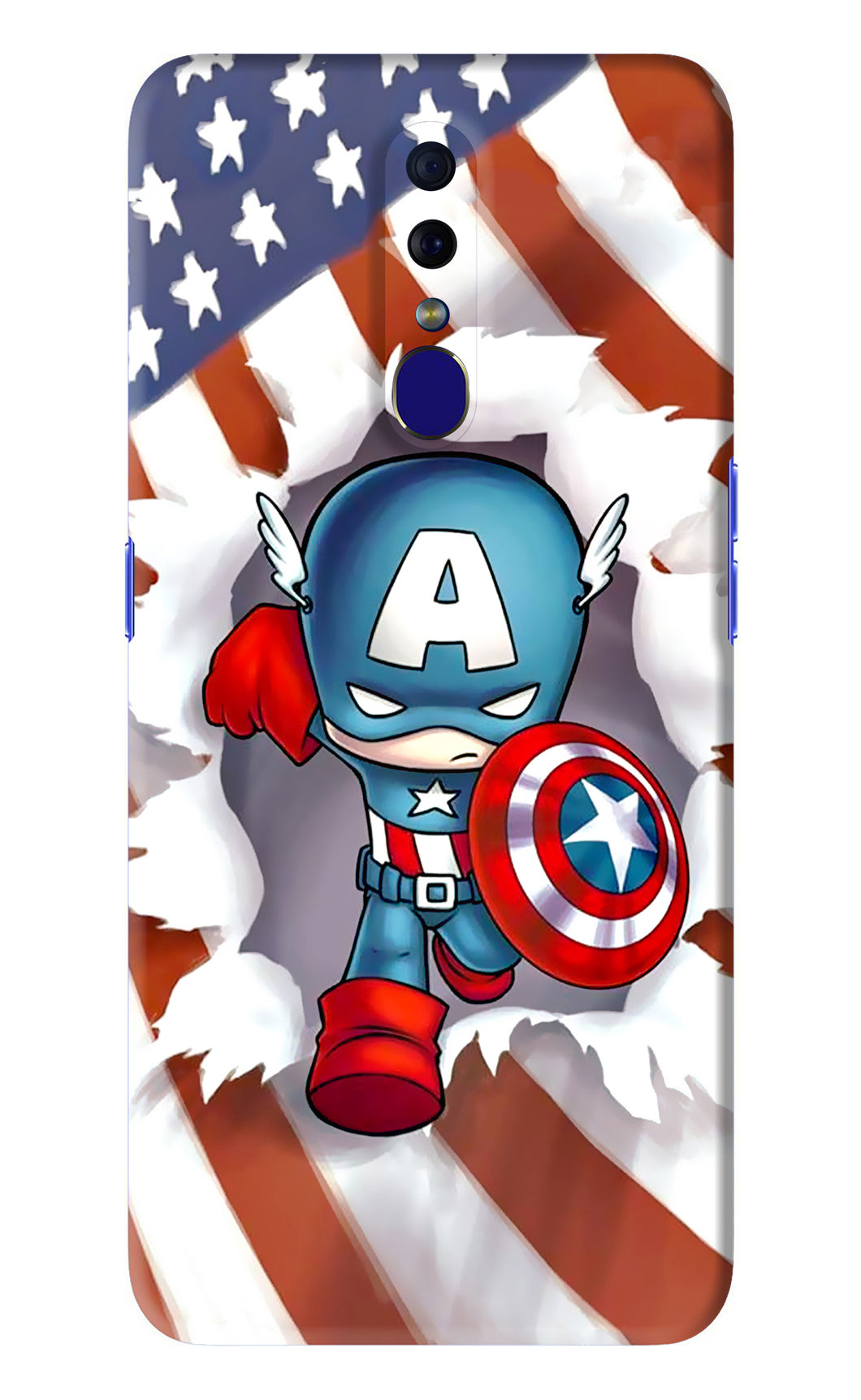 Captain America Oppo F11 Back Skin Wrap