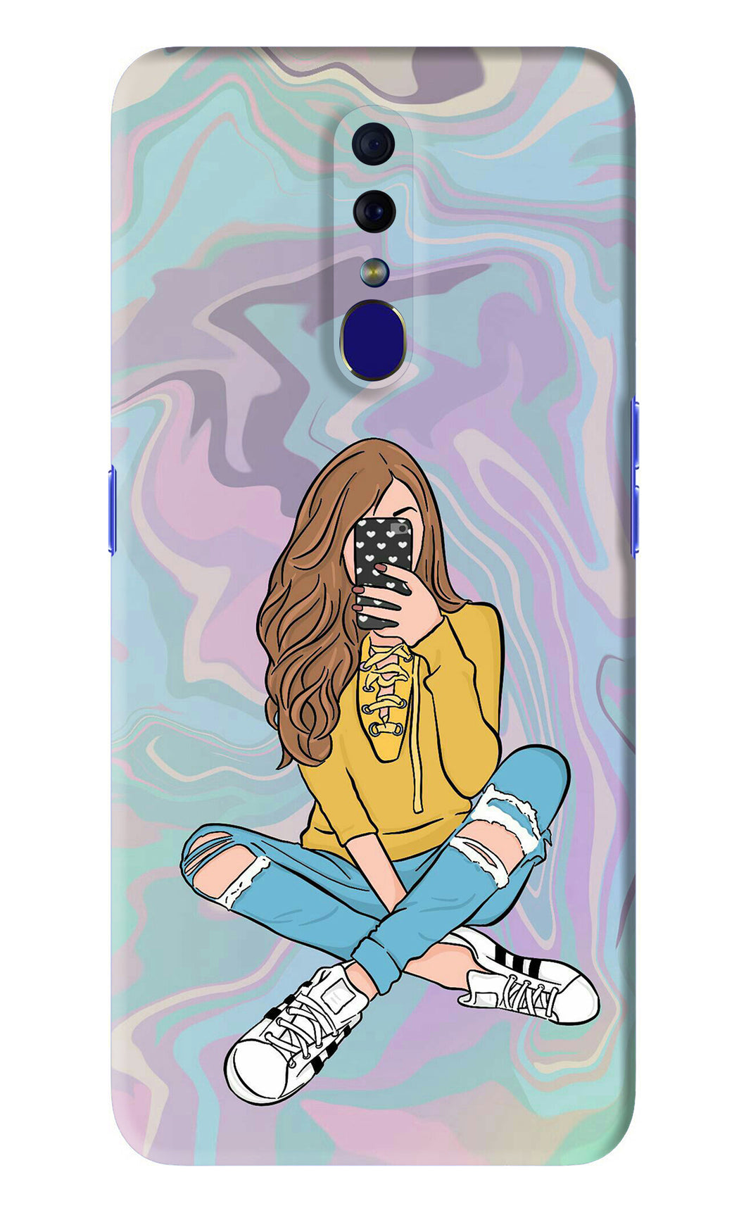 Selfie Girl Oppo F11 Back Skin Wrap