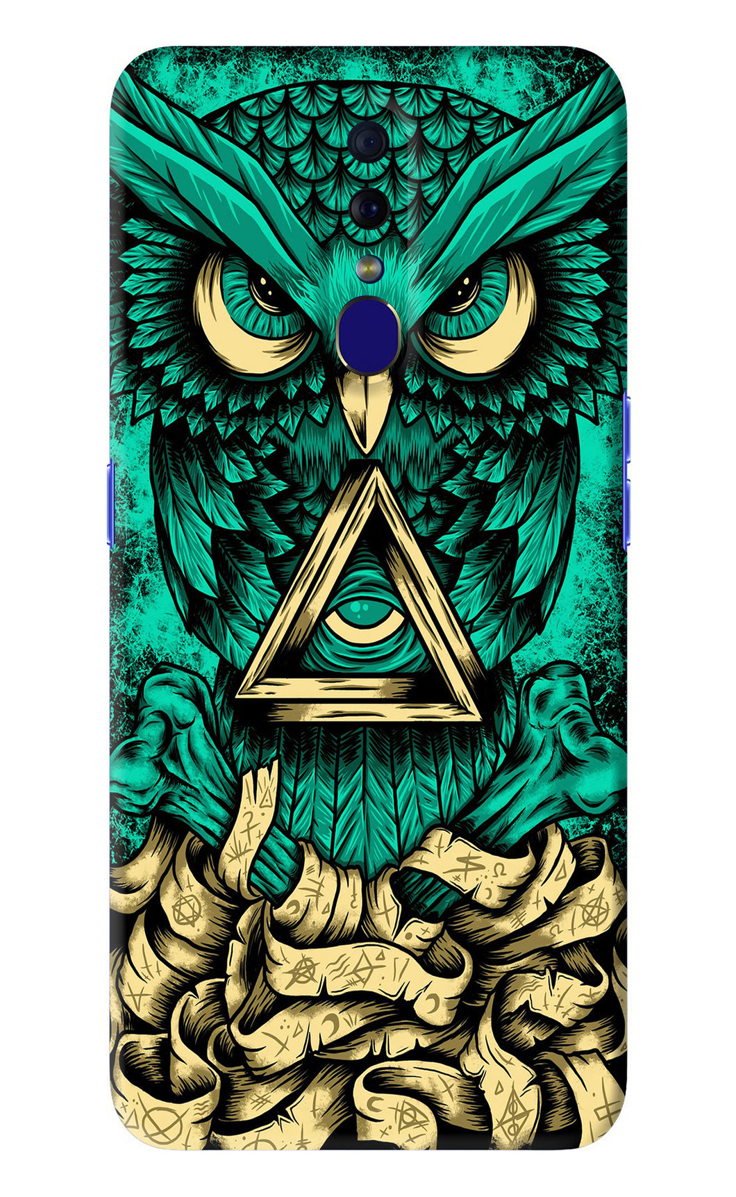 Green Owl Oppo F11 Back Skin Wrap