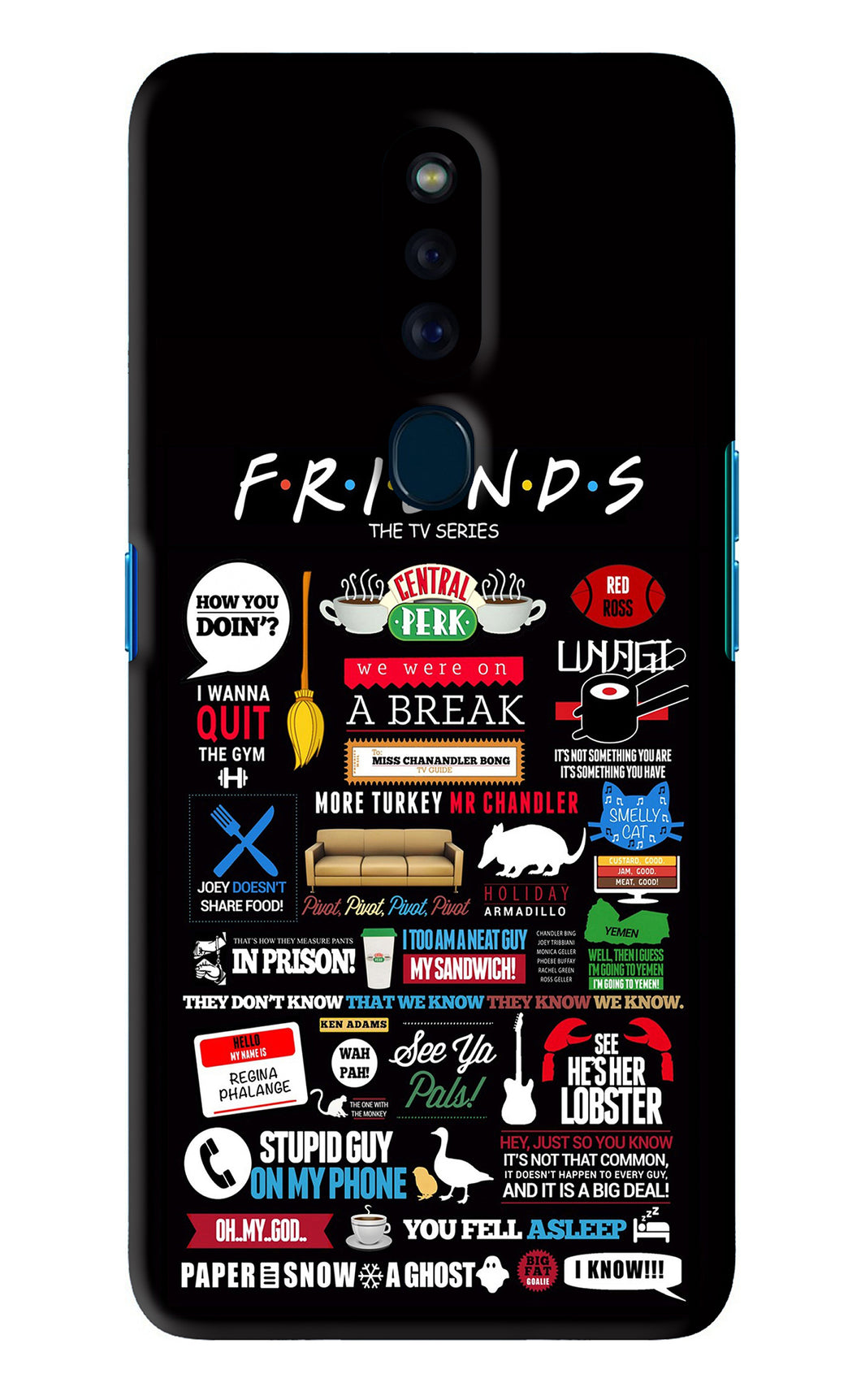 FRIENDS Oppo F11 Pro Back Skin Wrap