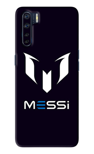 Messi Logo Oppo F15 Back Skin Wrap