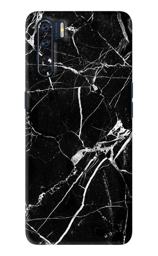Black Marble Texture 2 Oppo F15 Back Skin Wrap