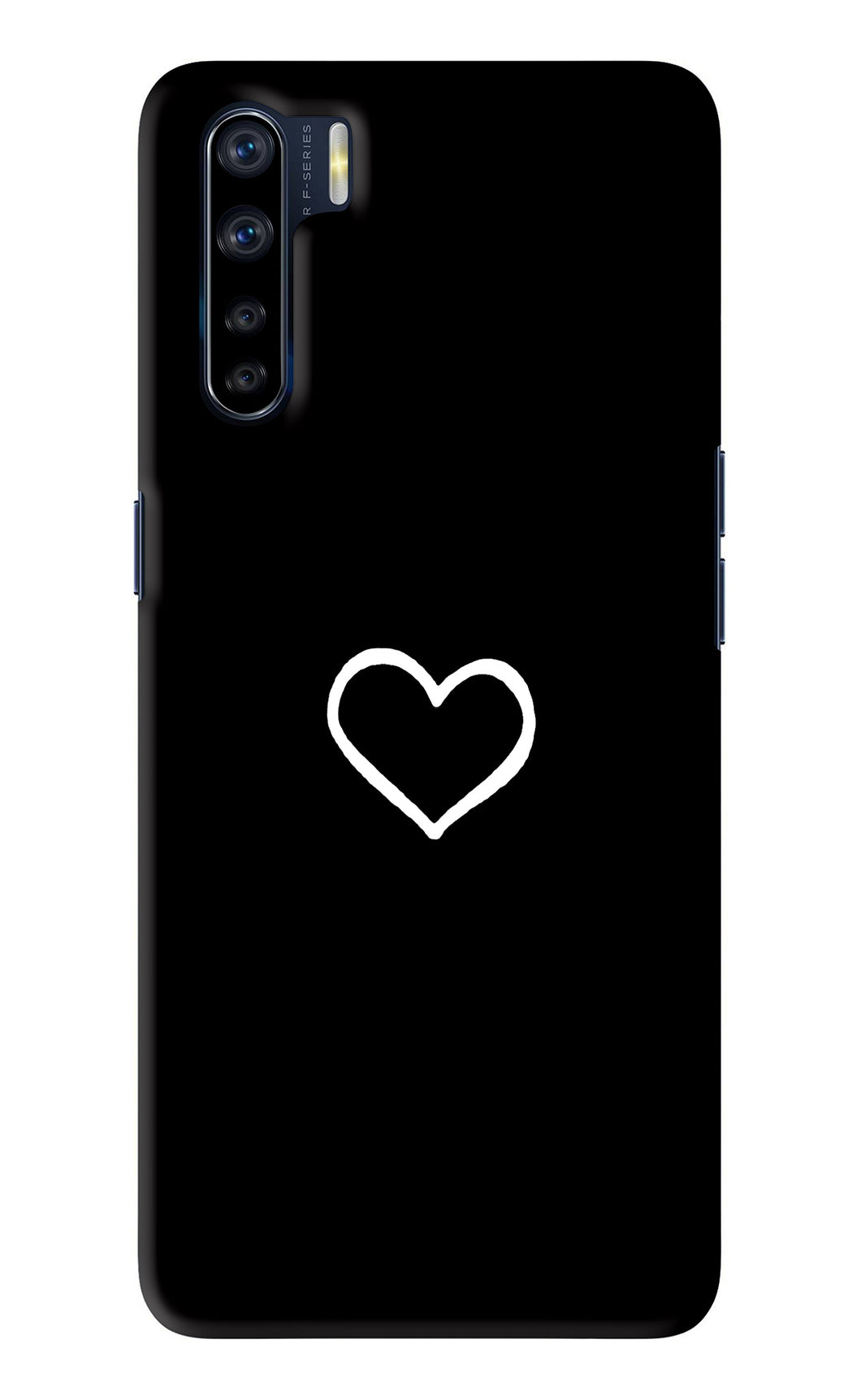 Heart Oppo F15 Back Skin Wrap