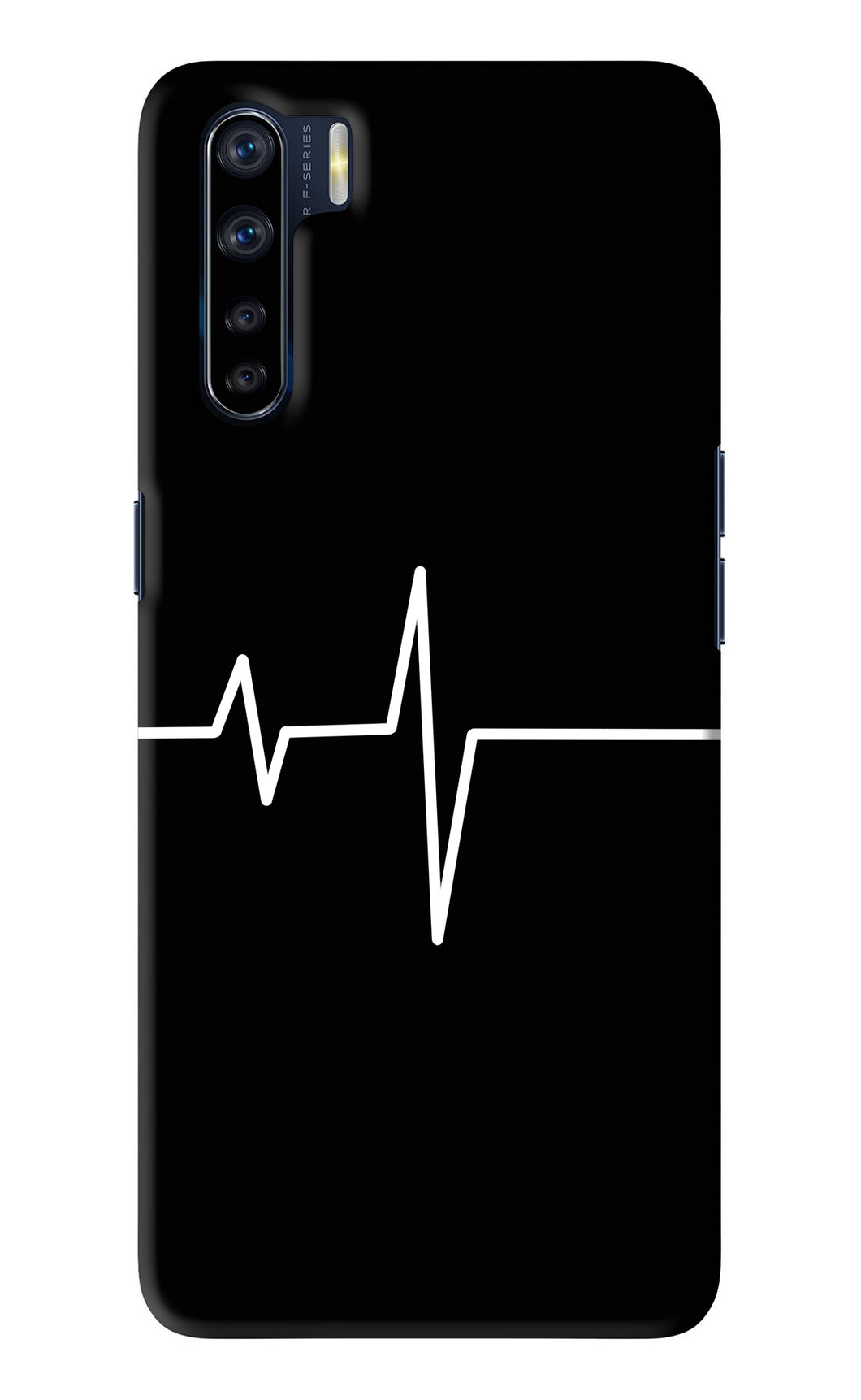 Heart Beats Oppo F15 Back Skin Wrap