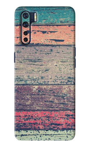 Colourful Wall Oppo F15 Back Skin Wrap