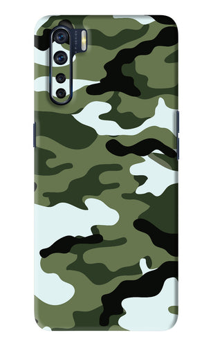 Camouflage 1 Oppo F15 Back Skin Wrap