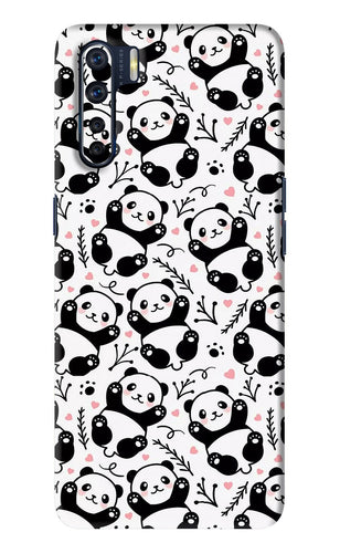 Cute Panda Oppo F15 Back Skin Wrap