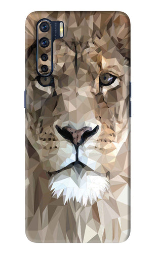Lion Art Oppo F15 Back Skin Wrap