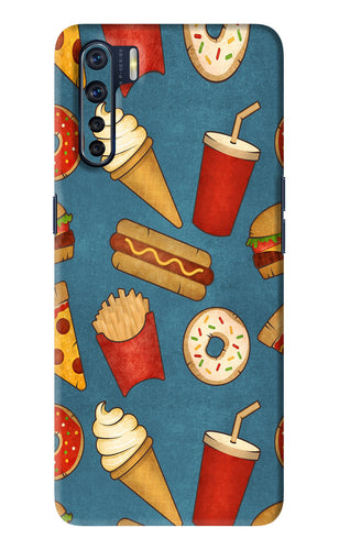Foodie Oppo F15 Back Skin Wrap