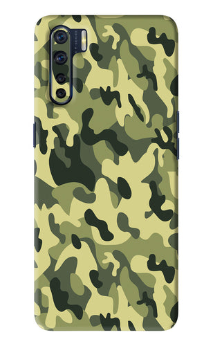 Camouflage Oppo F15 Back Skin Wrap