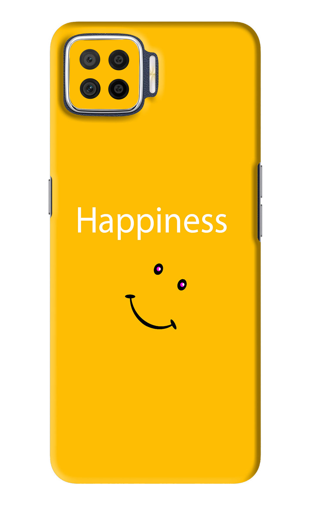 Happiness With Smiley Oppo F17 Back Skin Wrap