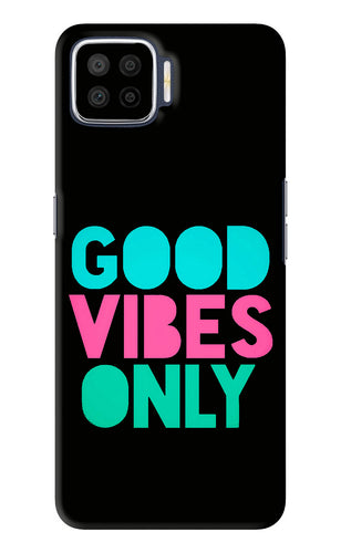 Quote Good Vibes Only Oppo F17 Back Skin Wrap
