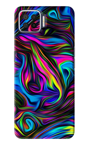 Abstract Art Oppo F17 Back Skin Wrap