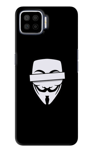 Anonymous Face Oppo F17 Back Skin Wrap
