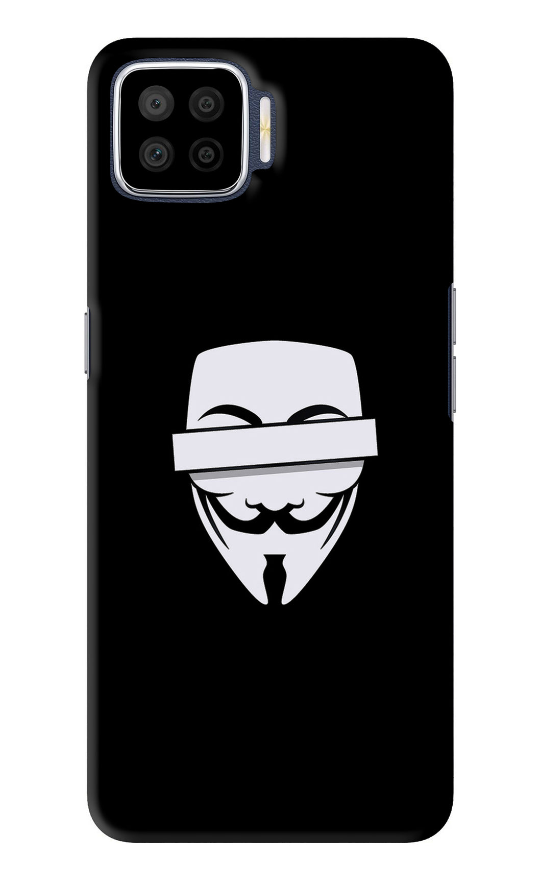 Anonymous Face Oppo F17 Back Skin Wrap