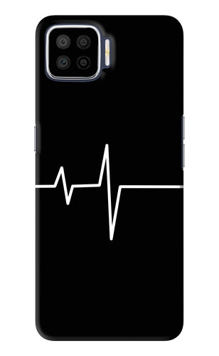 Heart Beats Oppo F17 Back Skin Wrap