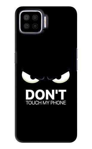 Don'T Touch My Phone Oppo F17 Back Skin Wrap