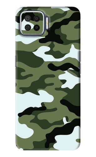 Camouflage 1 Oppo F17 Back Skin Wrap