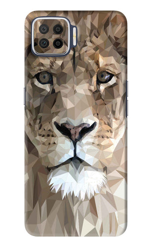Lion Art Oppo F17 Back Skin Wrap