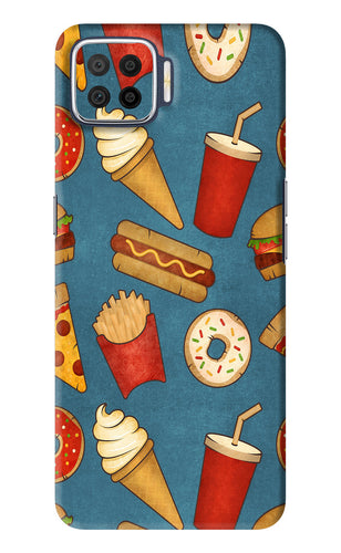 Foodie Oppo F17 Back Skin Wrap