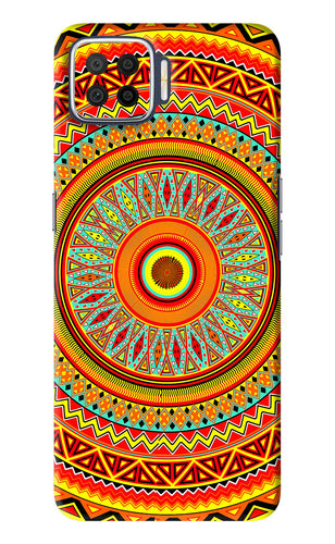 Mandala Pattern Oppo F17 Back Skin Wrap