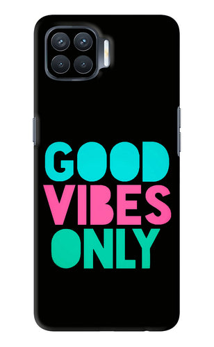 Quote Good Vibes Only Oppo F17 Pro Back Skin Wrap