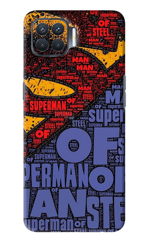 Superman Oppo F17 Pro Back Skin Wrap