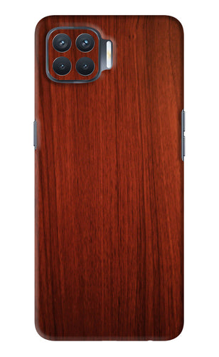 Wooden Plain Pattern Oppo F17 Pro Back Skin Wrap