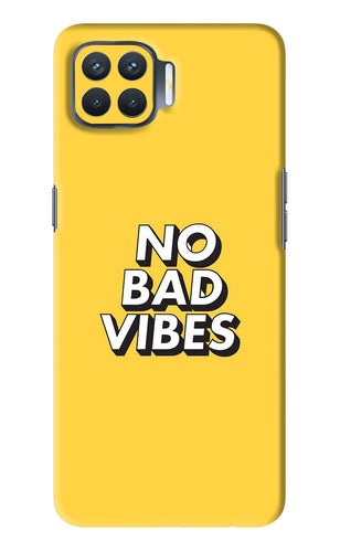 No Bad Vibes Oppo F17 Pro Back Skin Wrap