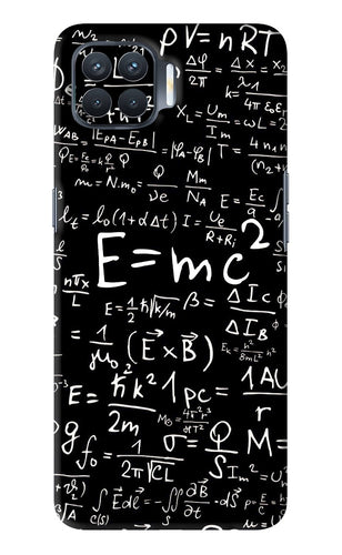 Physics Albert Einstein Formula Oppo F17 Pro Back Skin Wrap